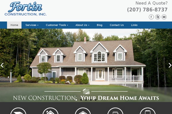 fortinconstruction.com site used Fortin