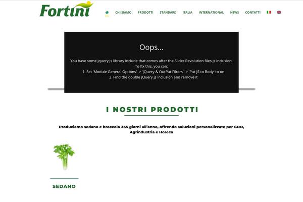 fortiniortofrutticoli.com site used Fortini