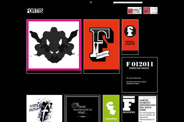 Fortis theme site design template sample
