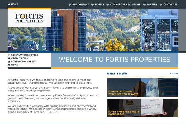 fortisproperties.com site used Fortis
