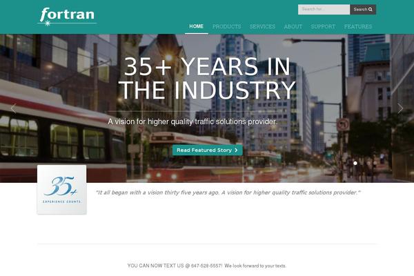 fortrantraffic.com site used Radii-clean-theme-release