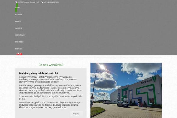 WordPress website example screenshot