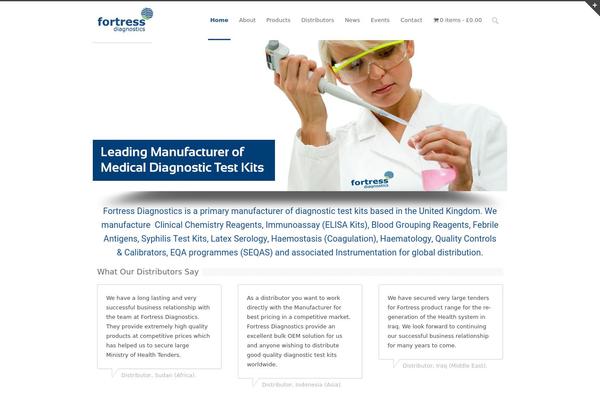 WordPress website example screenshot