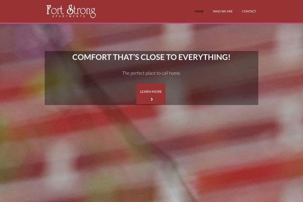 Total theme site design template sample