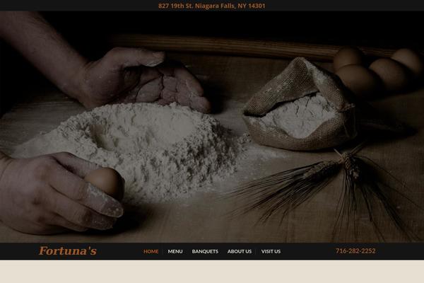 Bones theme site design template sample