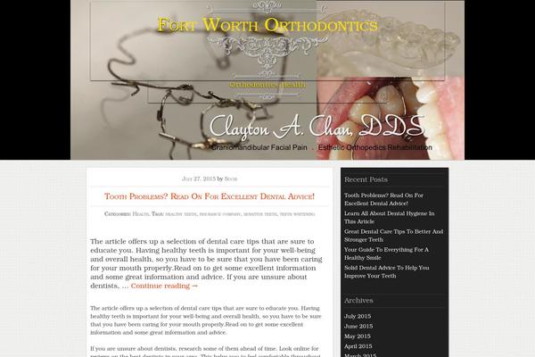 Typo-o-graphy theme site design template sample