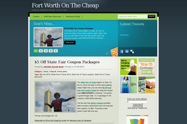 fortworthonthecheap.com site used Aquina