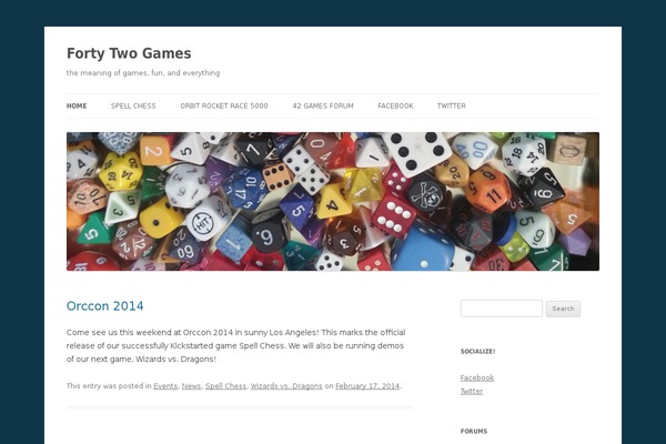 Twenty Twelve theme site design template sample