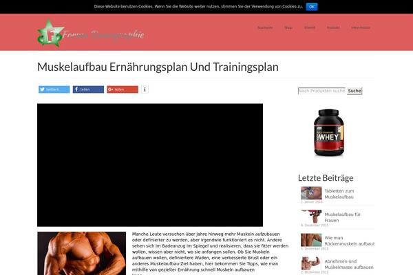 WordPress website example screenshot