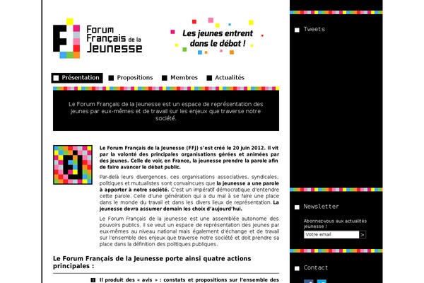 forumfrancaisjeunesse.fr site used Ffj_v2