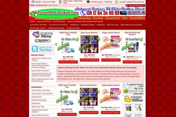 IndoStore theme site design template sample