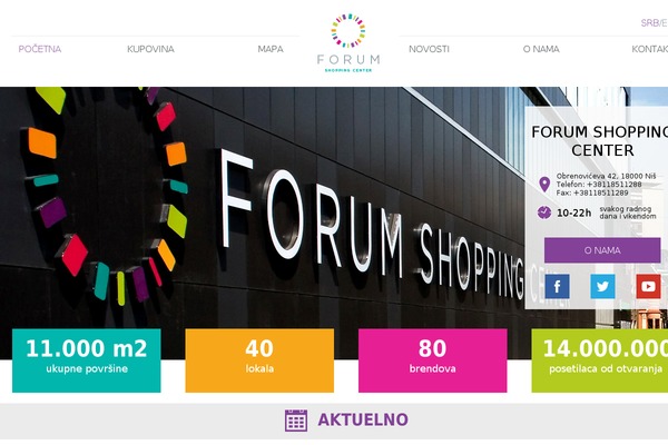 forumshoppingcenter.rs site used Forumcentar