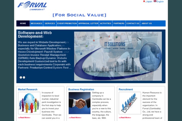 WordPress website example screenshot