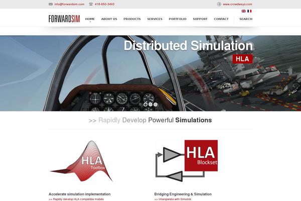WordPress website example screenshot