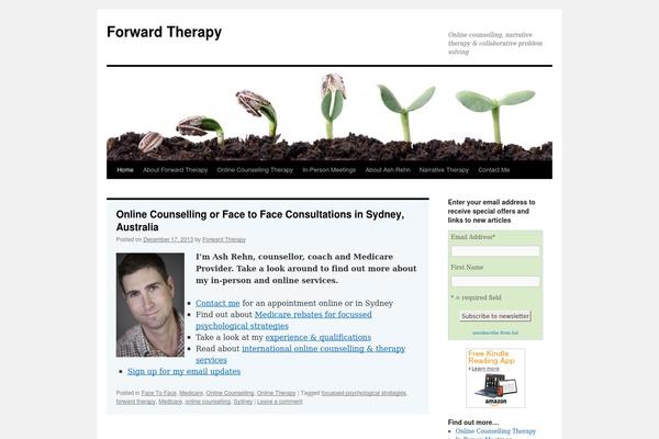 Twenty Ten theme site design template sample