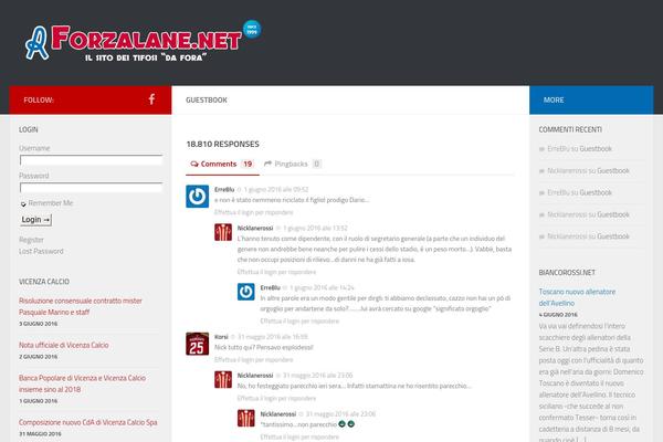 Hueman theme site design template sample