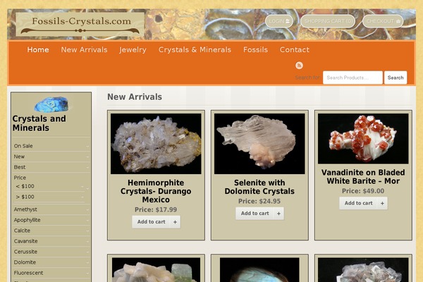 fossils-crystals.com site used Deli
