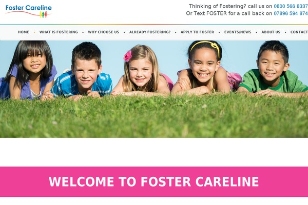 fostercareline.com site used Fiverivers