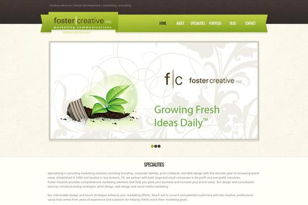fostercreative.com site used Theme1588