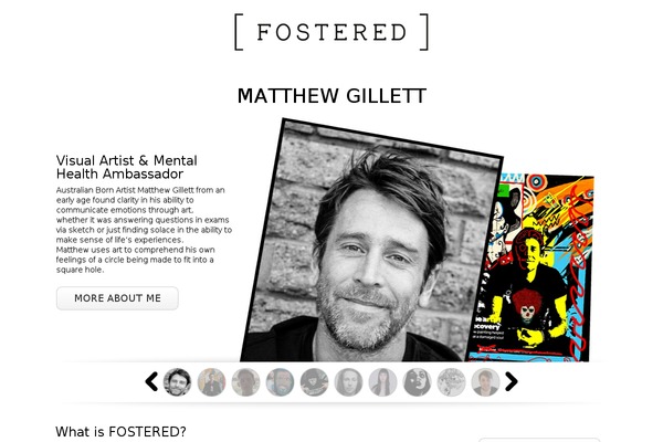 fostered.com.au site used Fostered