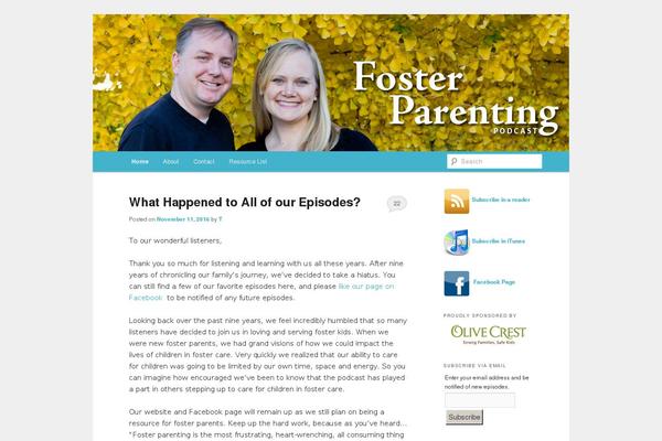 fosterpodcast.com site used Fosterpodcasttheme