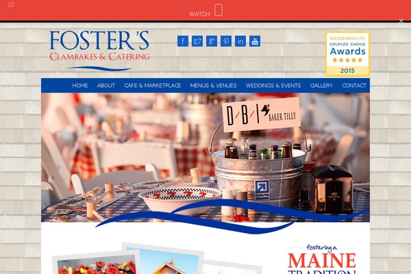 fostersclambake.com site used Clambake