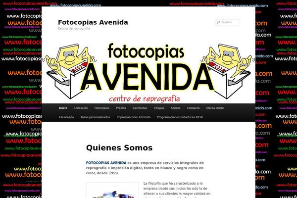 WordPress website example screenshot