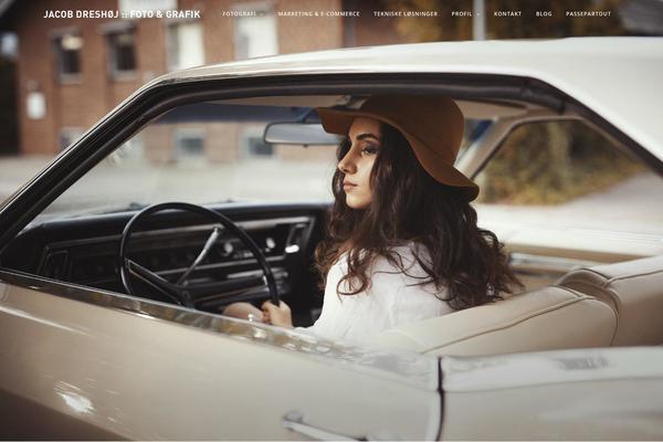 Photography theme site design template sample