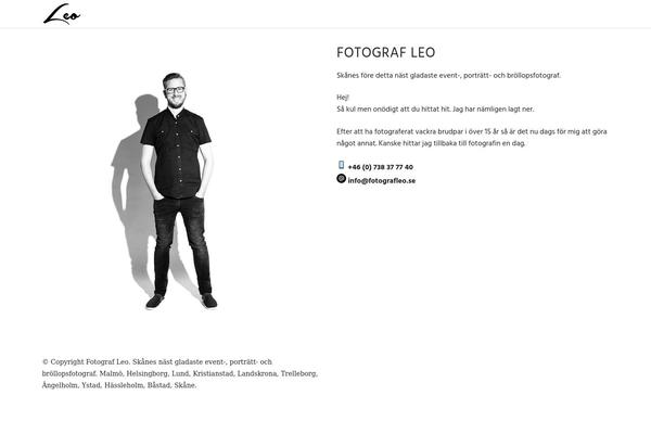 Photography theme site design template sample