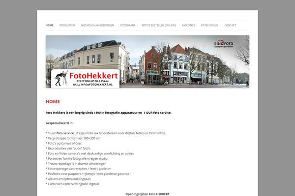 WordPress website example screenshot