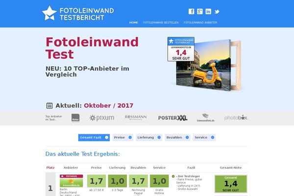 WordPress website example screenshot