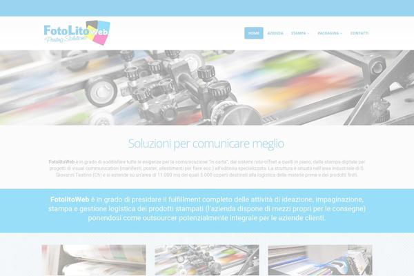 Porto Child theme site design template sample