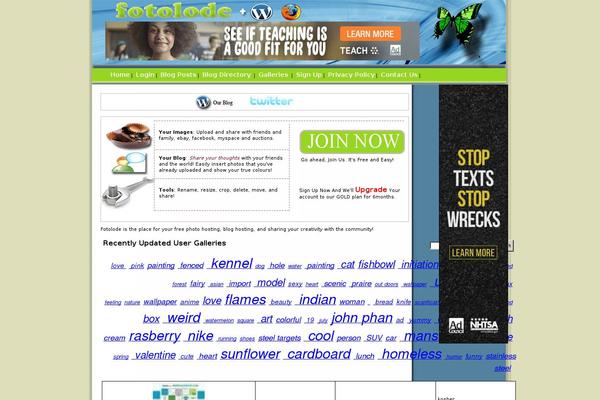 fotolode.com site used Intercept
