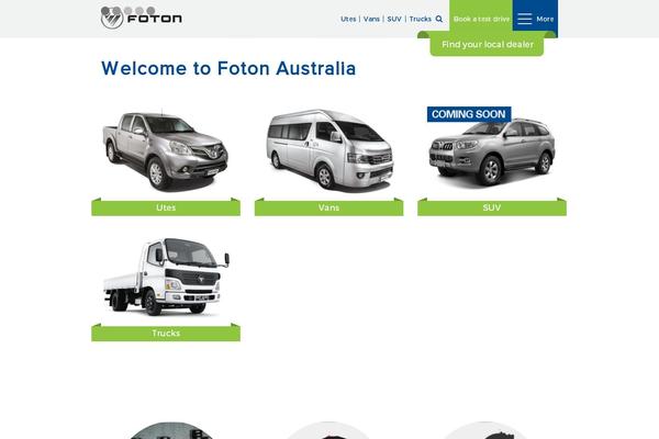 Foton theme site design template sample