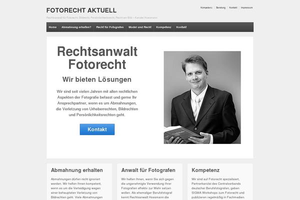 WordPress website example screenshot