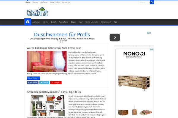 WordPress website example screenshot