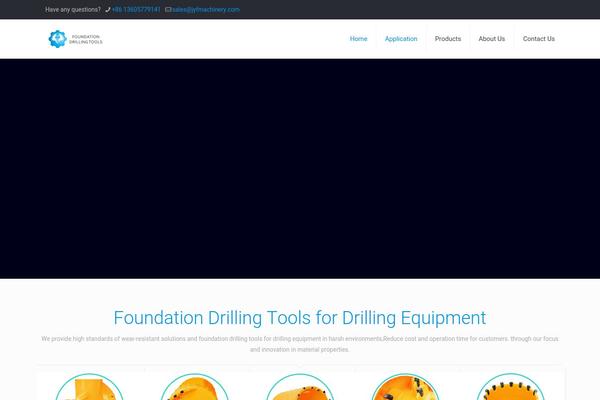 foundationdrillingtools.com site used Wpboss06