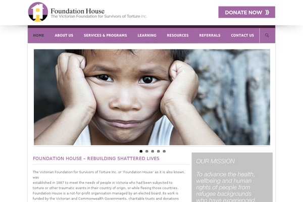 foundationhouse.org.au site used Foundationhouse