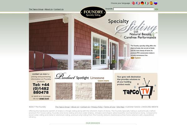 Foundry theme site design template sample