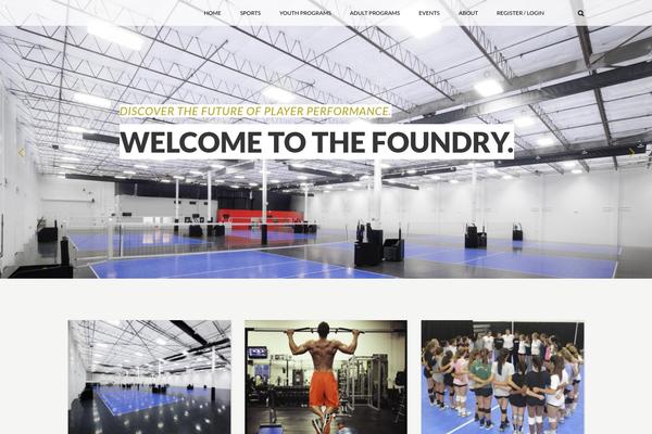 foundrysport.com site used Tactile