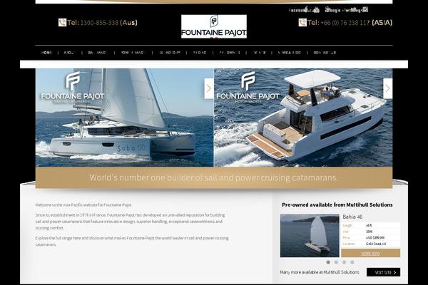 fountainepajot.com.au site used Multihull