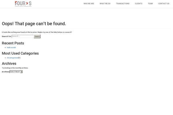 four-s.com site used Four