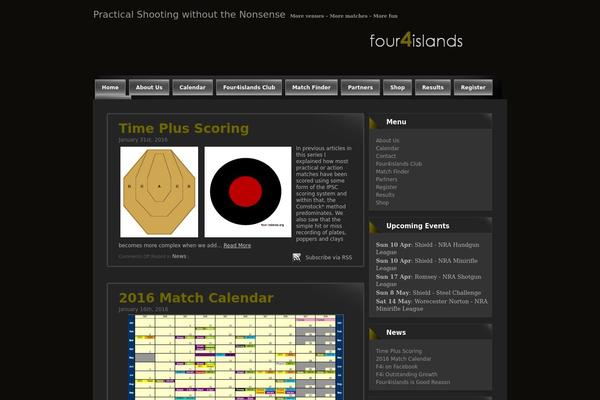 four4islands.org site used Domaining-theme