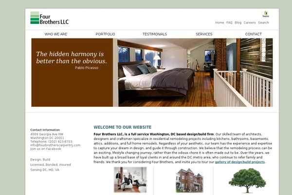 WordPress website example screenshot