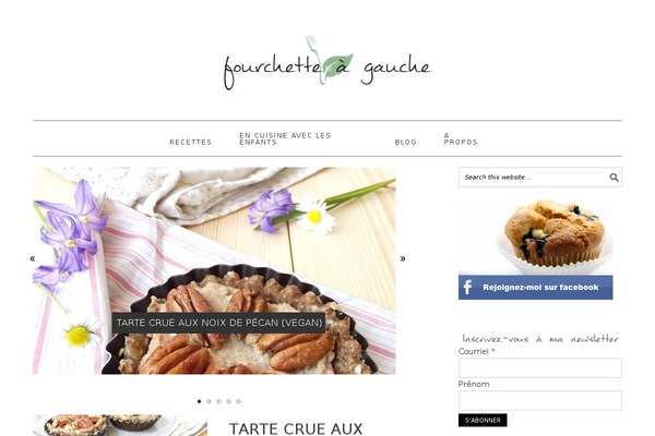 fourchetteagauche.com site used Foodie Pro