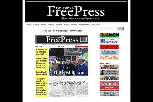 fourcornersfreepress.com site used Freepress