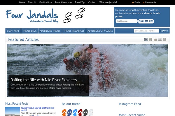 fourjandals.com site used Zox-news-child