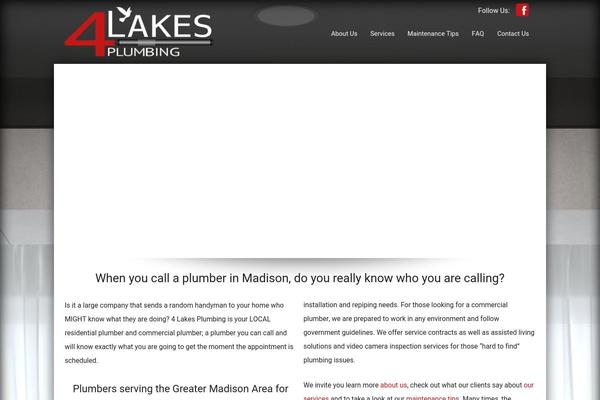 fourlakesplumbing.com site used 4lakes