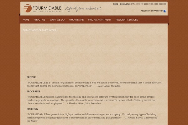 fourmidable.com site used Fourmidable