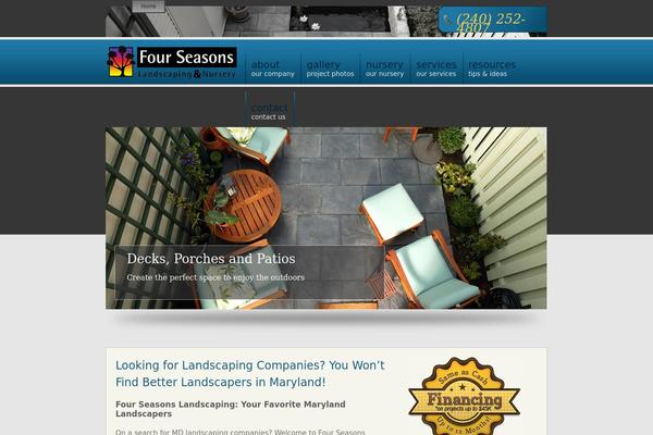 fourseasons theme websites examples